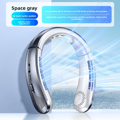 Airfly™充電式羽根なしネックファン｜100段階風量調整・超静音