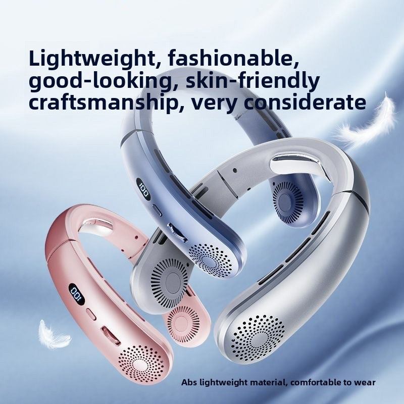 Airfly™充電式羽根なしネックファン｜100段階風量調整・超静音