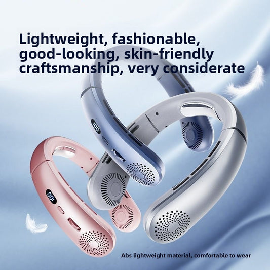 Airfly™充電式羽根なしネックファン｜100段階風量調整・超静音
