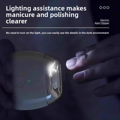 Tsuru™LEDライト付き電動爪切り