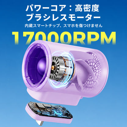TurboWind™ミニポータブルデスクファン