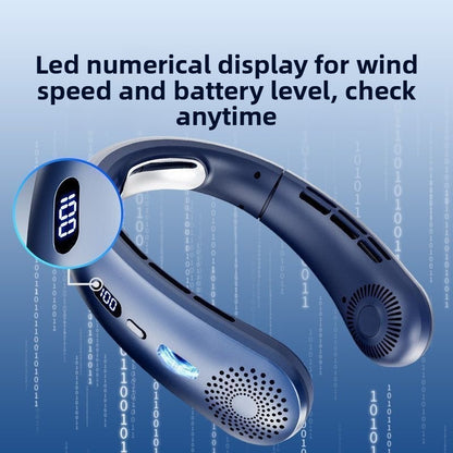 Airfly™充電式羽根なしネックファン｜100段階風量調整・超静音