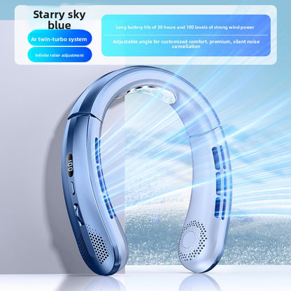 Airfly™充電式羽根なしネックファン｜100段階風量調整・超静音