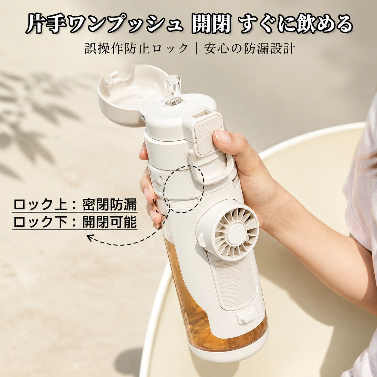 690mlボトル+3段階調整ファン