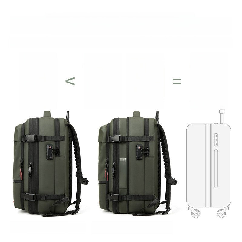 Rukusak™大容量トラベルリュック｜56～75L拡張式・真空圧縮機能搭載