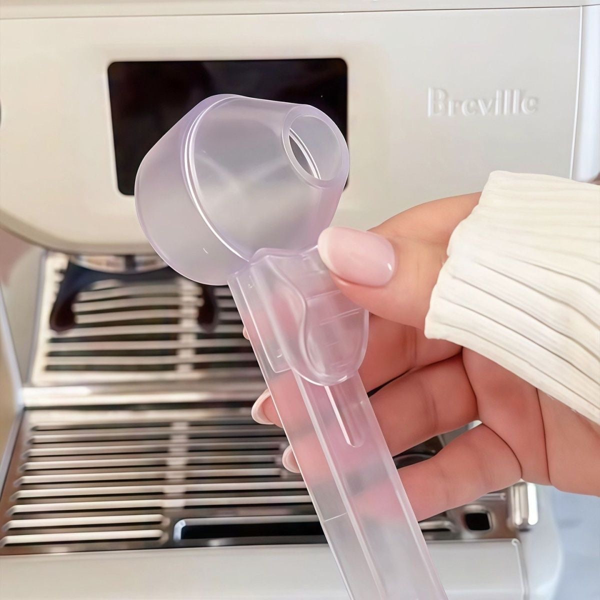 BeanFlow™ スライディングコーヒーファンネルスプーン