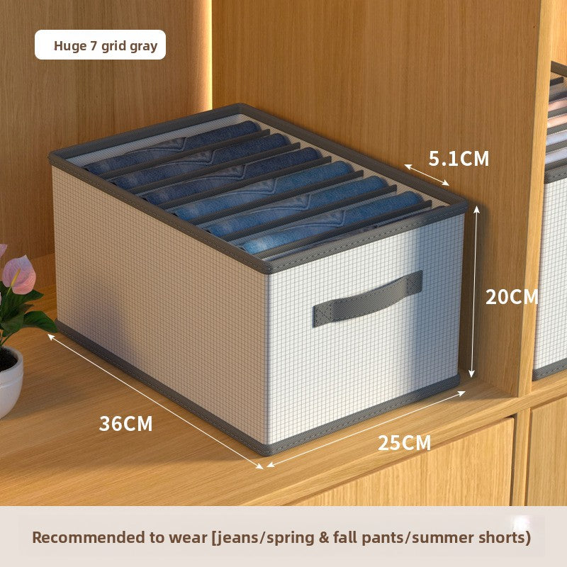 折りたたみ式仕切り付き引き出し収納ボックス